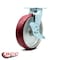 Service Caster 8 Inch Poly on Aluminum Swivel Caster with Roller Bearing and Brake SCC SCC-30CS820-PAR-TLB - alternate 5